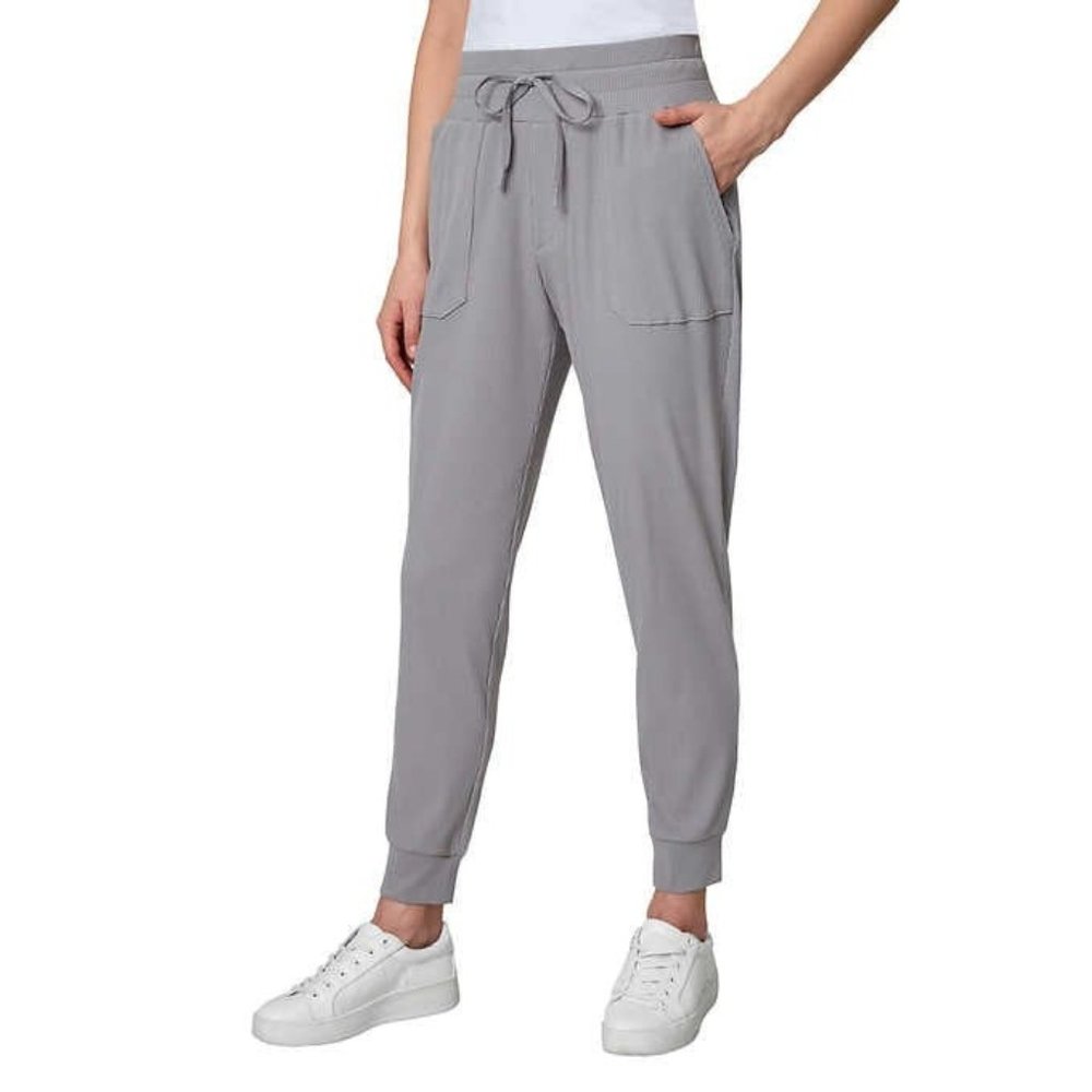 Women's Mondetta Ribbed Lounge Jogger Gray XXL